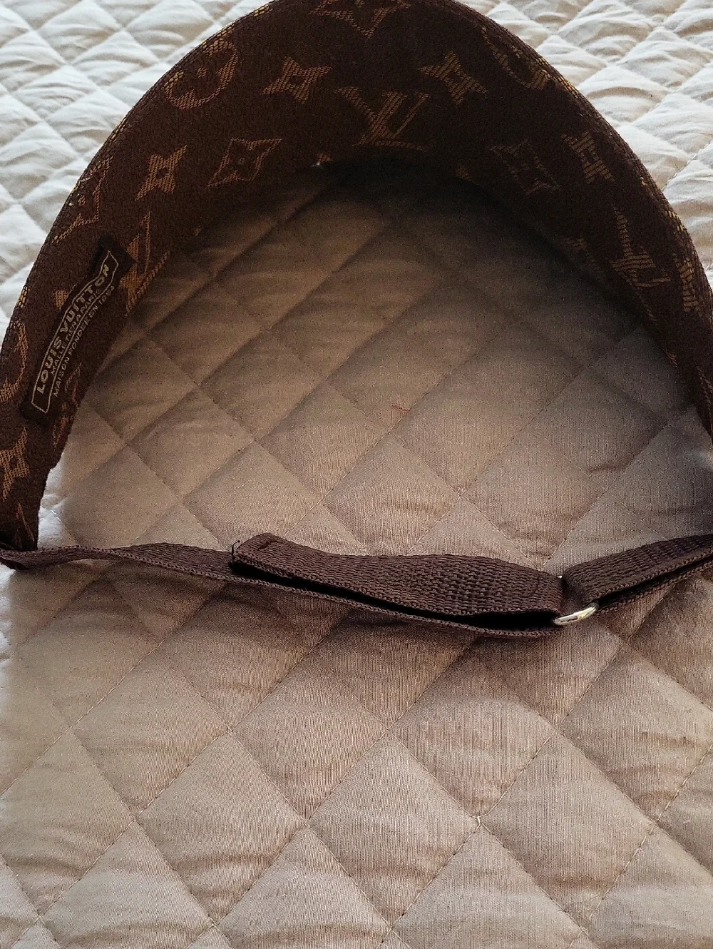 Louis Vuitton Monogram Canvas Visor in Brown Designer - Picture 8 of 10